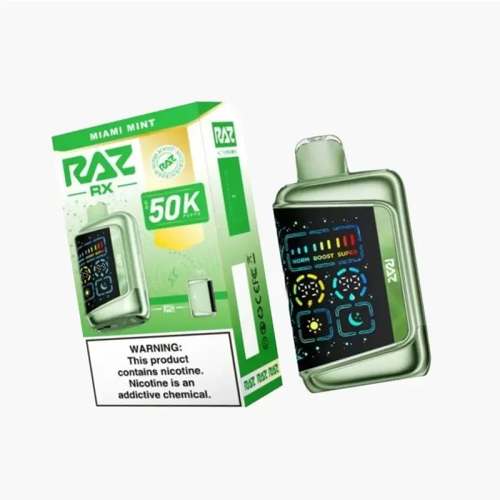 RAZ RX50K Vape - 50,000 Puffs, 3 Power Modes, 10 Flavors